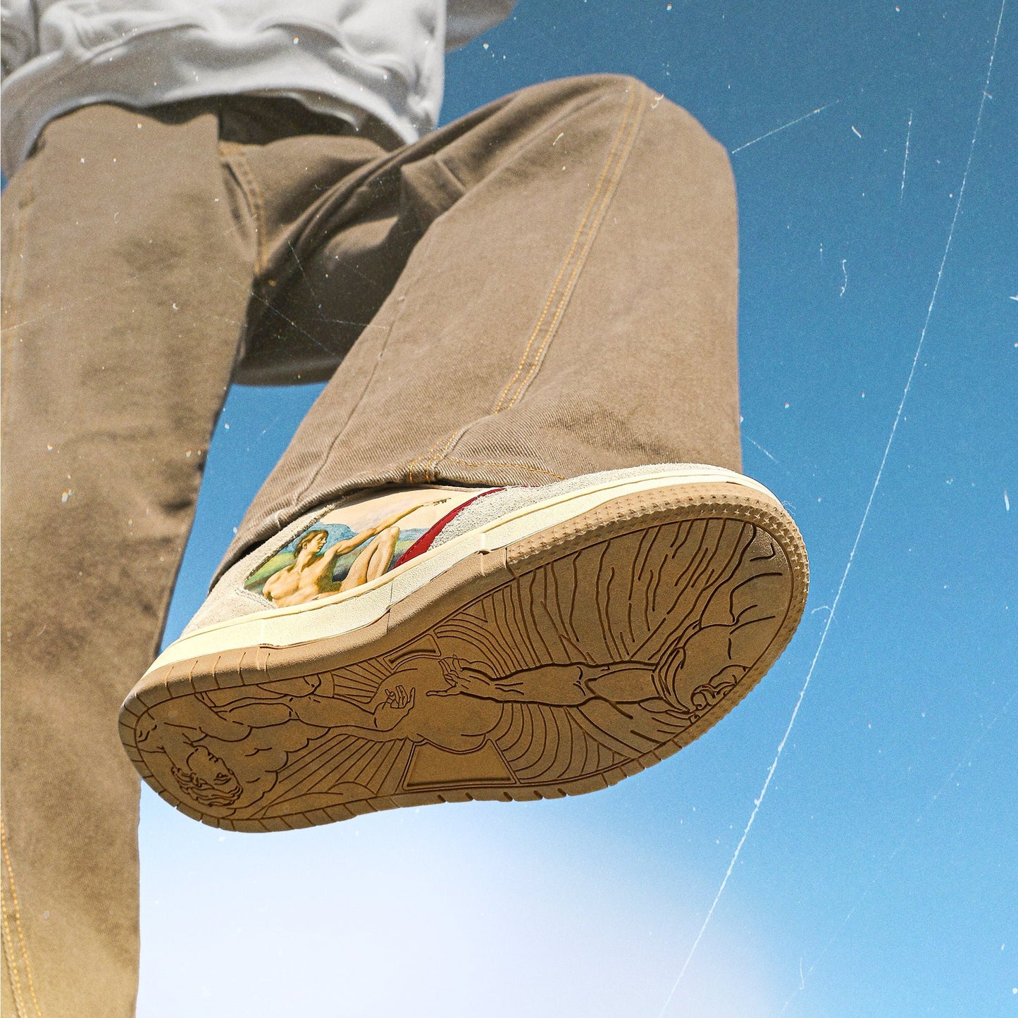 Les Sneakers La Création d'Adam