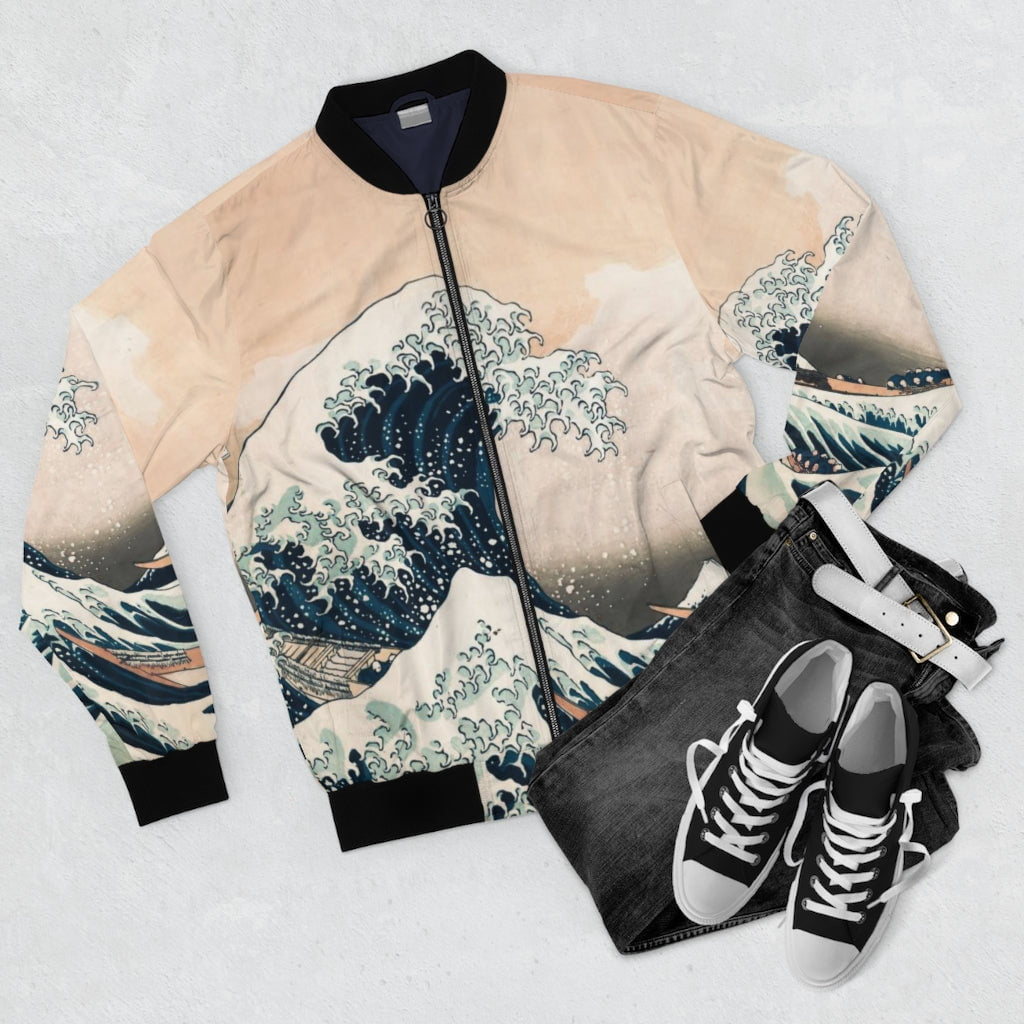 Veste Hokusai La Grande Vague au large de Kanagawa