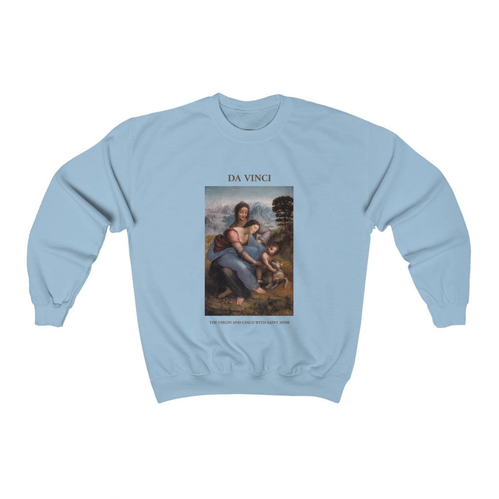 Léonard de Vinci La Vierge et l'Enfant avec Sainte Anne Sweatshirt