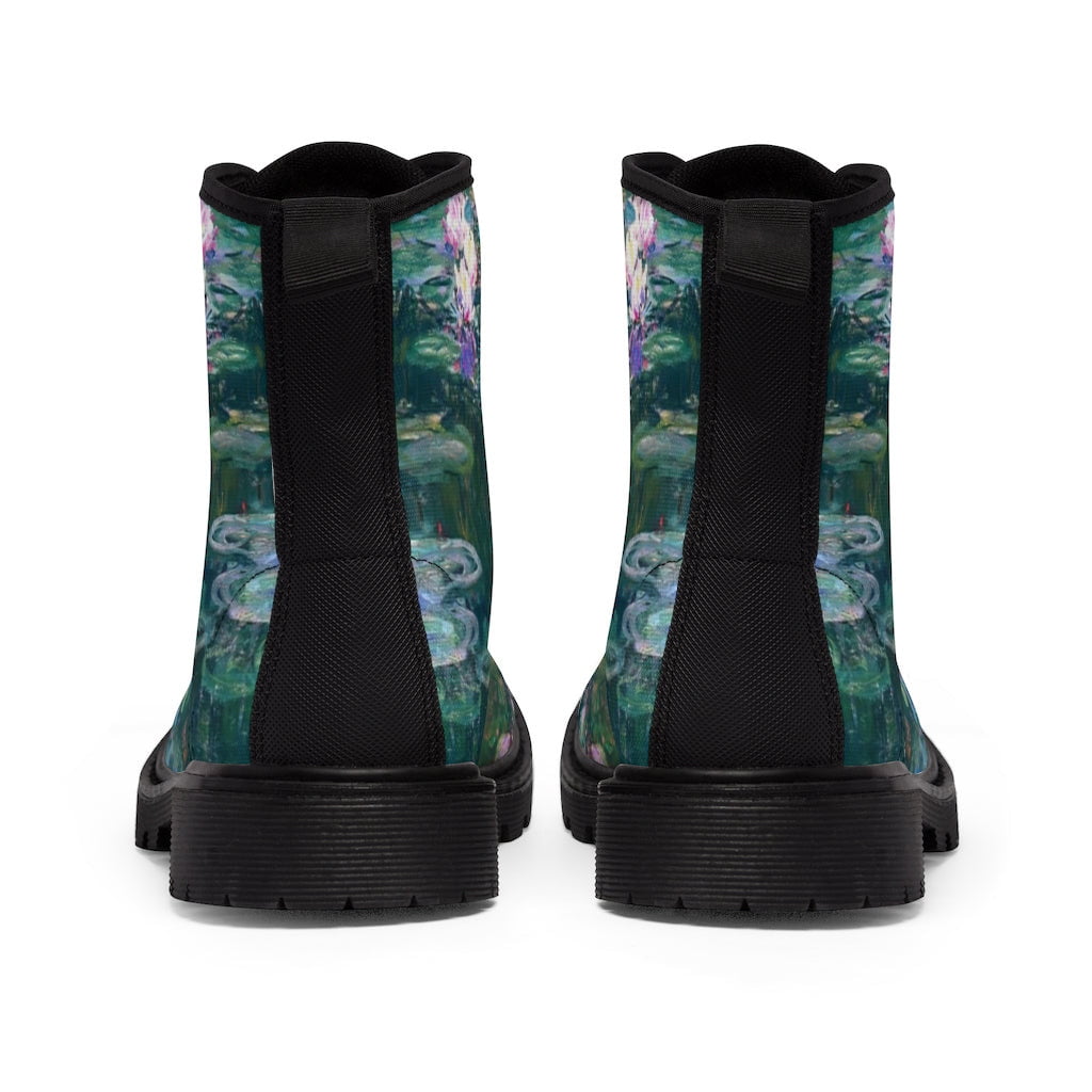 Water lilies Canvas Boots