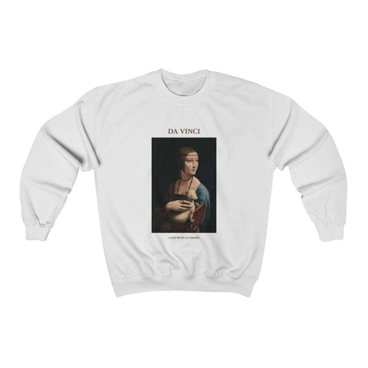 Leonardo da Vinci lady with an ermine Sweatshirt