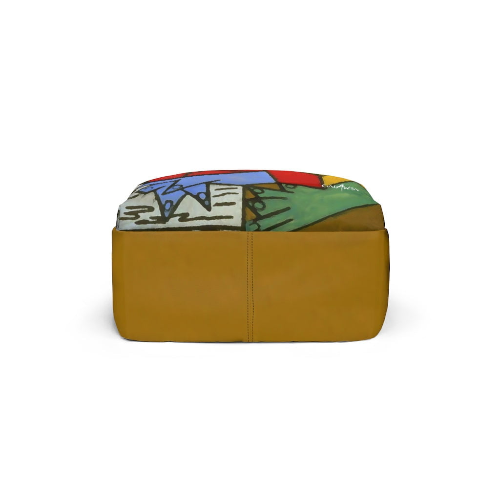 Deux filles lisant un sac à dos