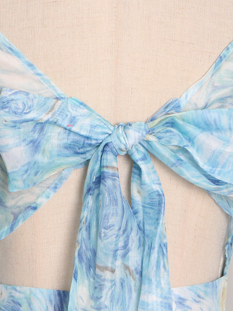 Robe de fée longue nuit étoilée