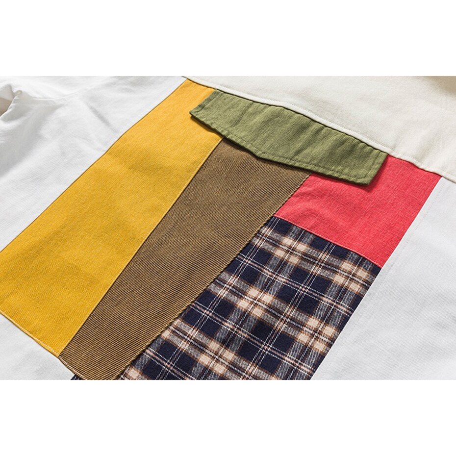 Chaqueta extragrande con diseño abstracto geométrico