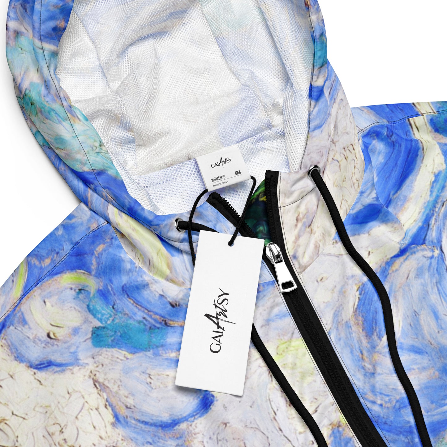 Coupe-vent court Champ de blé avec cyprès