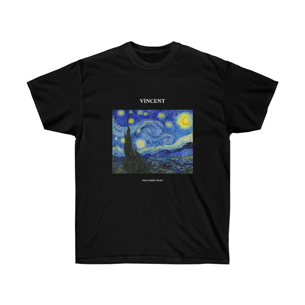 Van Gogh Dipinti famosi T-shirt / La camera da letto Notte stellata Autoritratto Girasoli T-shirt / Estetica Van Gogh Unisex T-Shirt - Italia Van Gogh Dipinti famosi T-shirt / La camera da letto Notte stellata Autoritratto Girasoli T-shirt / Estetica Van Gogh Unisex T-Shirt - Italia