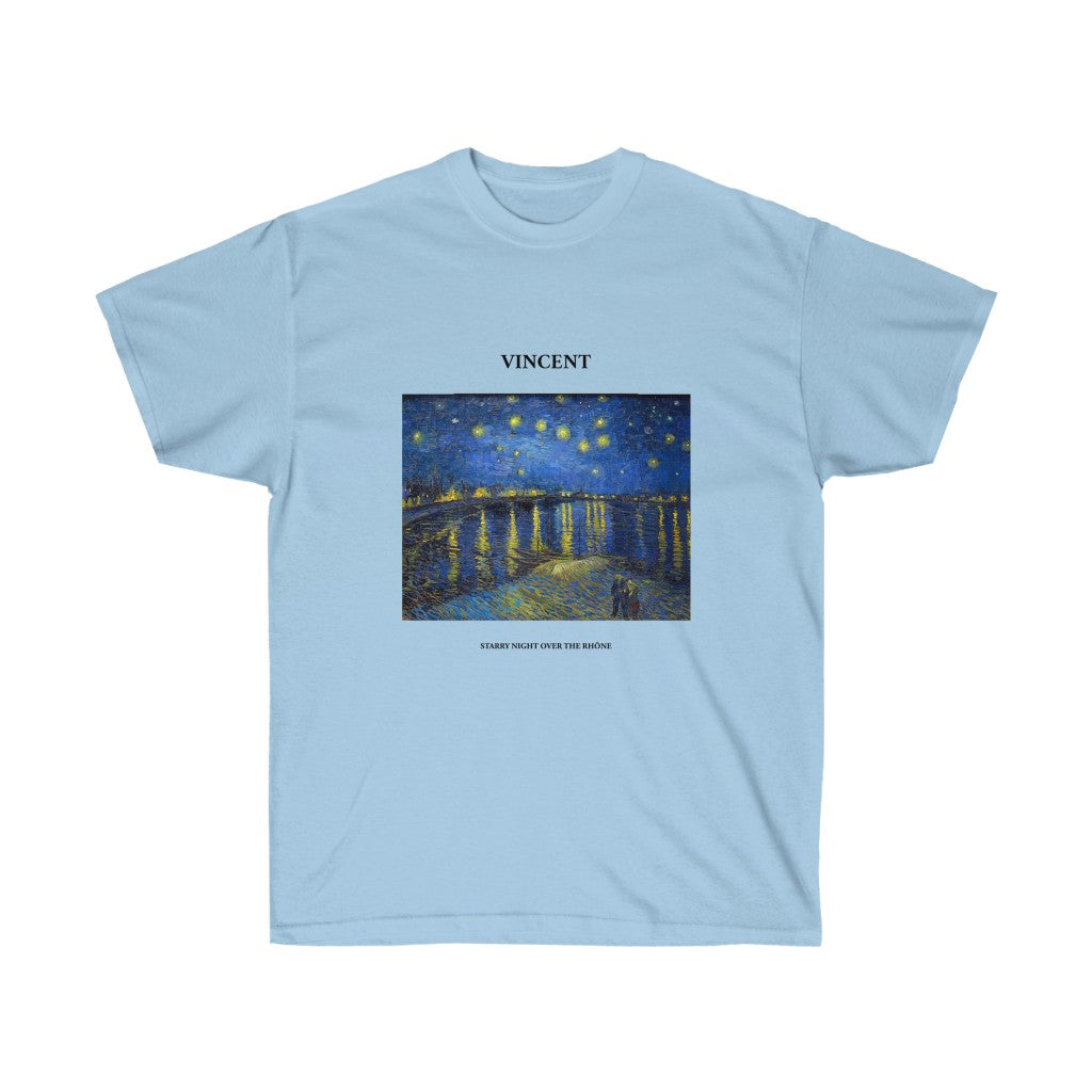 T-shirt Vincent van Gogh Nuit étoilée sur le Rhône
