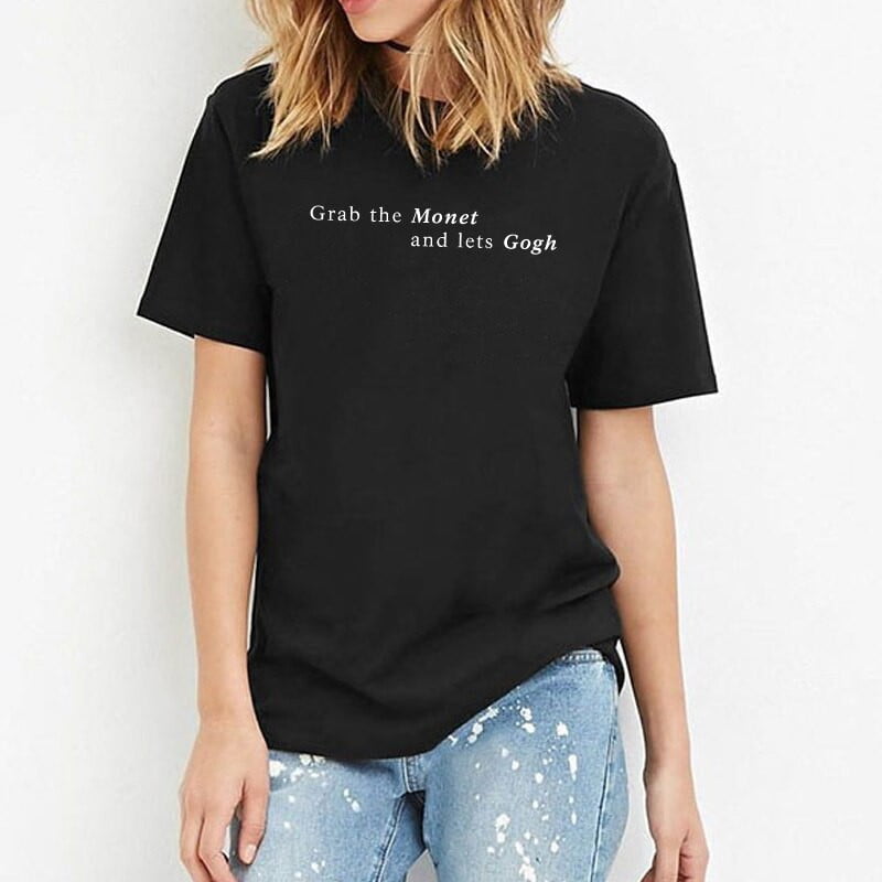 Prenez le t-shirt Monet & Let's Gogh