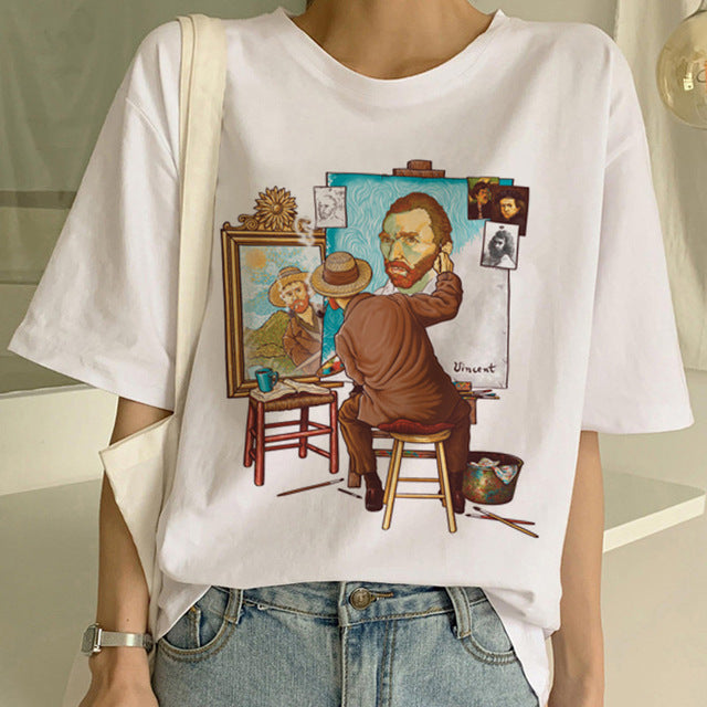 T-shirt van gogh studio
