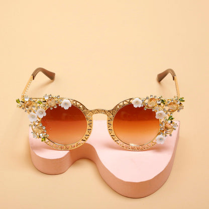 Rococo floral sunglasses