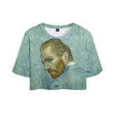 Van Gogh Crop Tops – Galartsy
