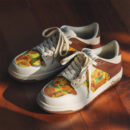 Van Gogh Sunflowers inspired sneakers