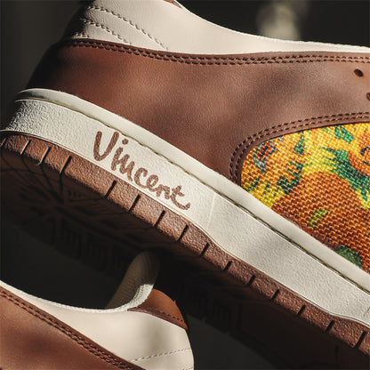 Van Gogh Sunflowers inspired sneakers