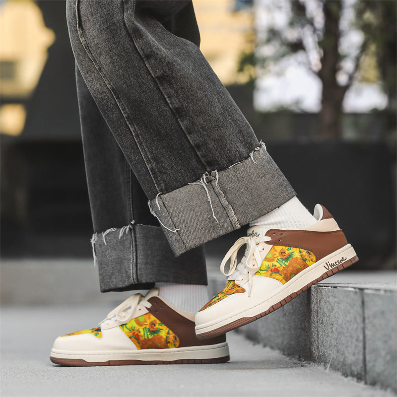 Van Gogh Sunflowers inspired sneakers – Galartsy1