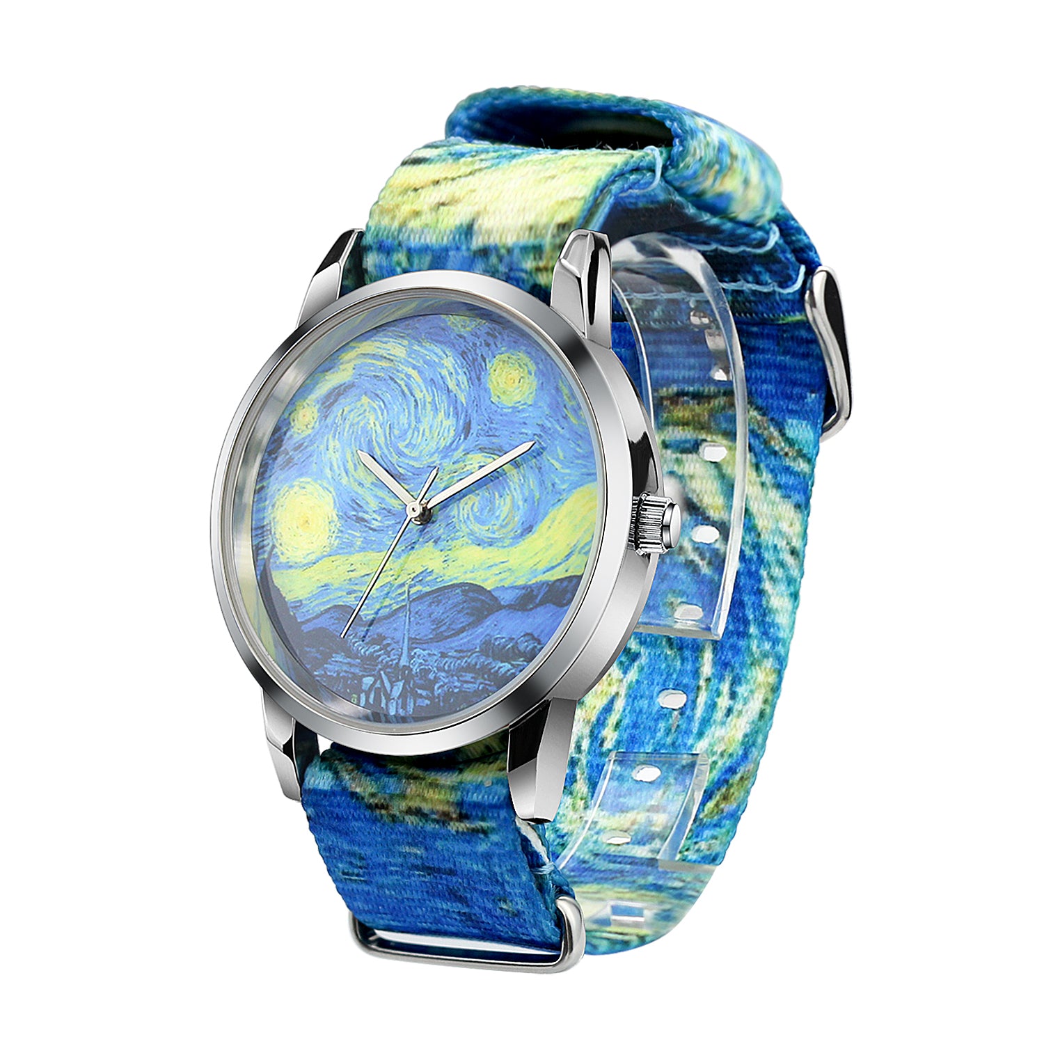 Watch Women Starry Sky Fashion Diamond Quartz Wristwatch Stardust Mesh Band  Gift | eBay