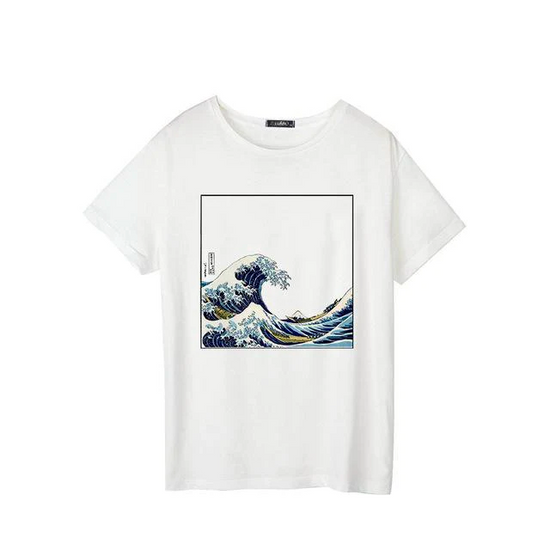 The Great Wave off Kanagawa Hokusai T-shirt – Galartsy