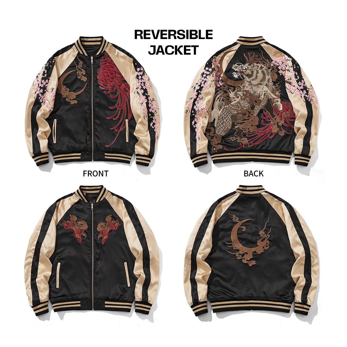 Eternal Blossoms Reversible Sukajan Jacket