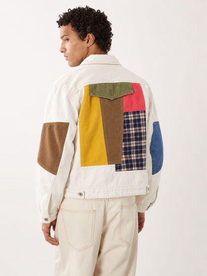 Geometric Abstract Oversized Jacket