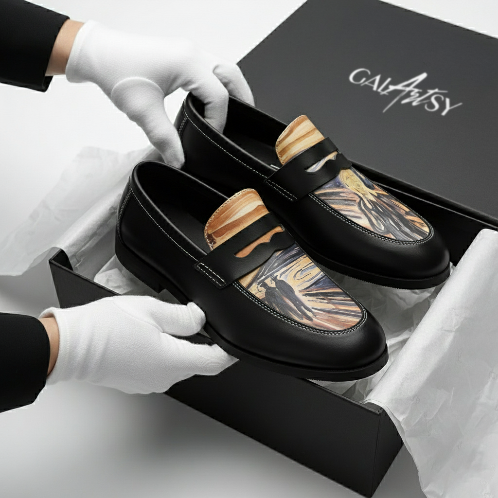 Le Cri, Mocassins d'Edvard Munch