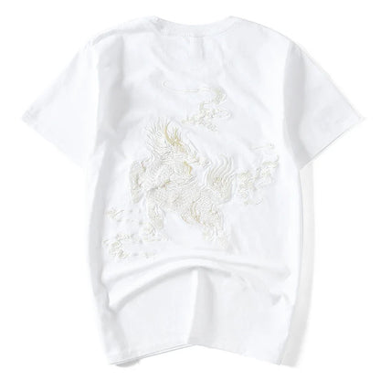 Qilin Embroidered T-shirt