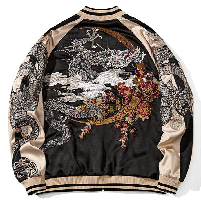 Obsidian Bloom Reversible Sukajan Jacket – Galartsy