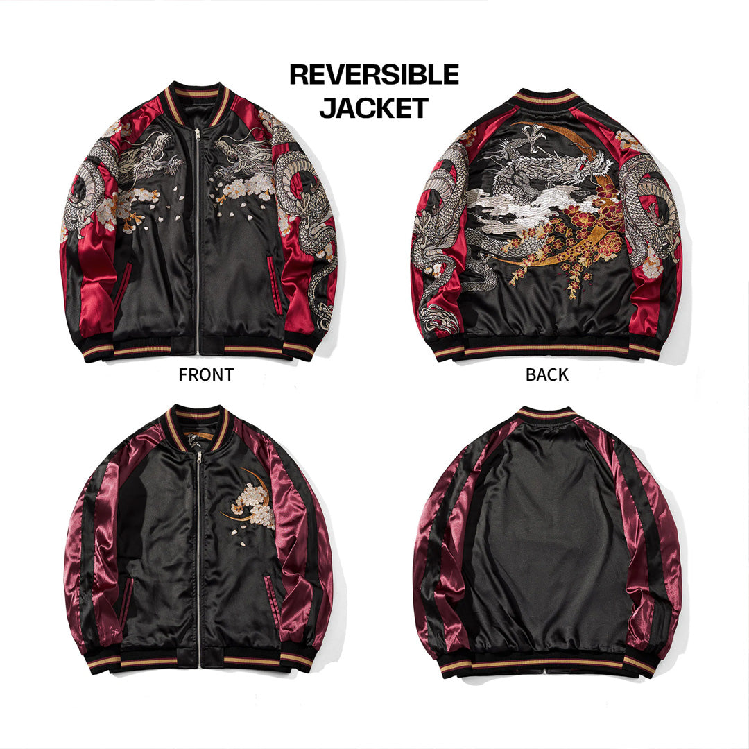 Obsidian Bloom Reversible Sukajan Jacket