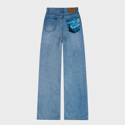 The Starry Night Pocket Jeans