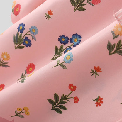 Floral Patchwork Tie-Up Shirt