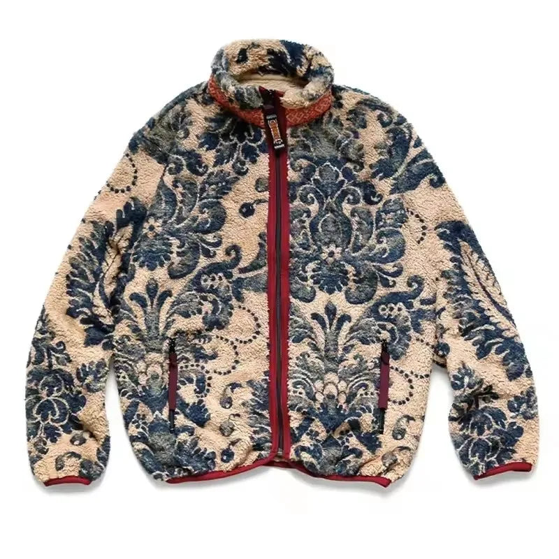 Porcelain Bloom Sherpa Jacket