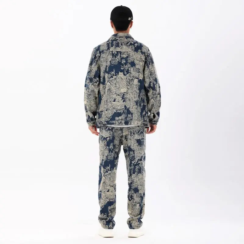 Scenic Jacquard Denim Jacket