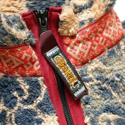 Porcelain Bloom Sherpa Jacket