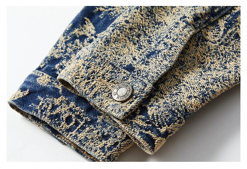 Scenic Jacquard Denim Jacket