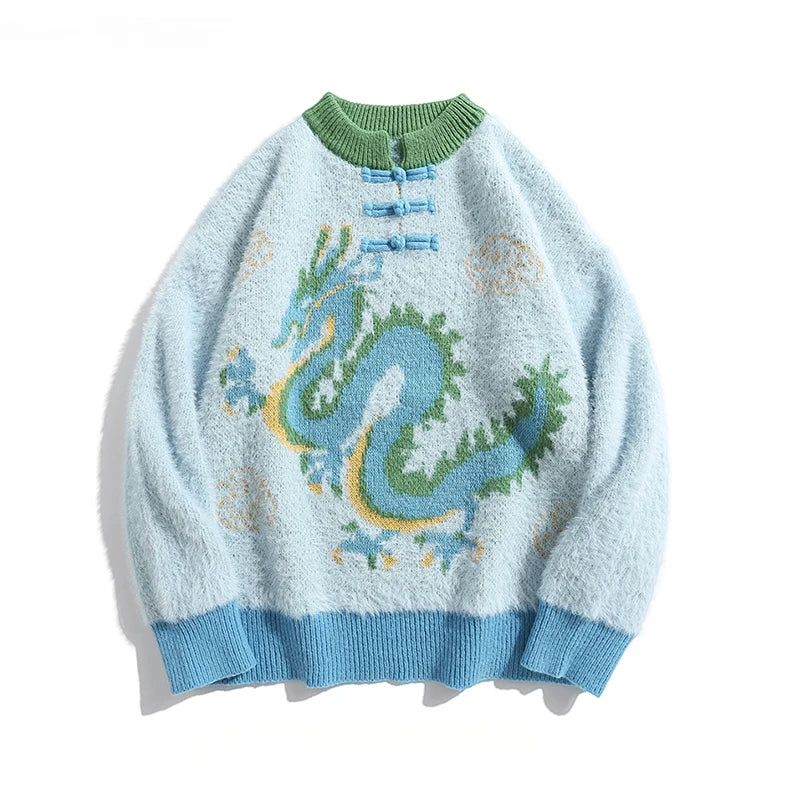 Imperial Dragon Inspired Knit Sweater