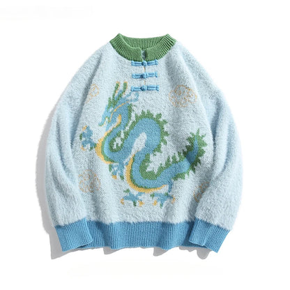 Imperial Dragon Inspired Knit Sweater
