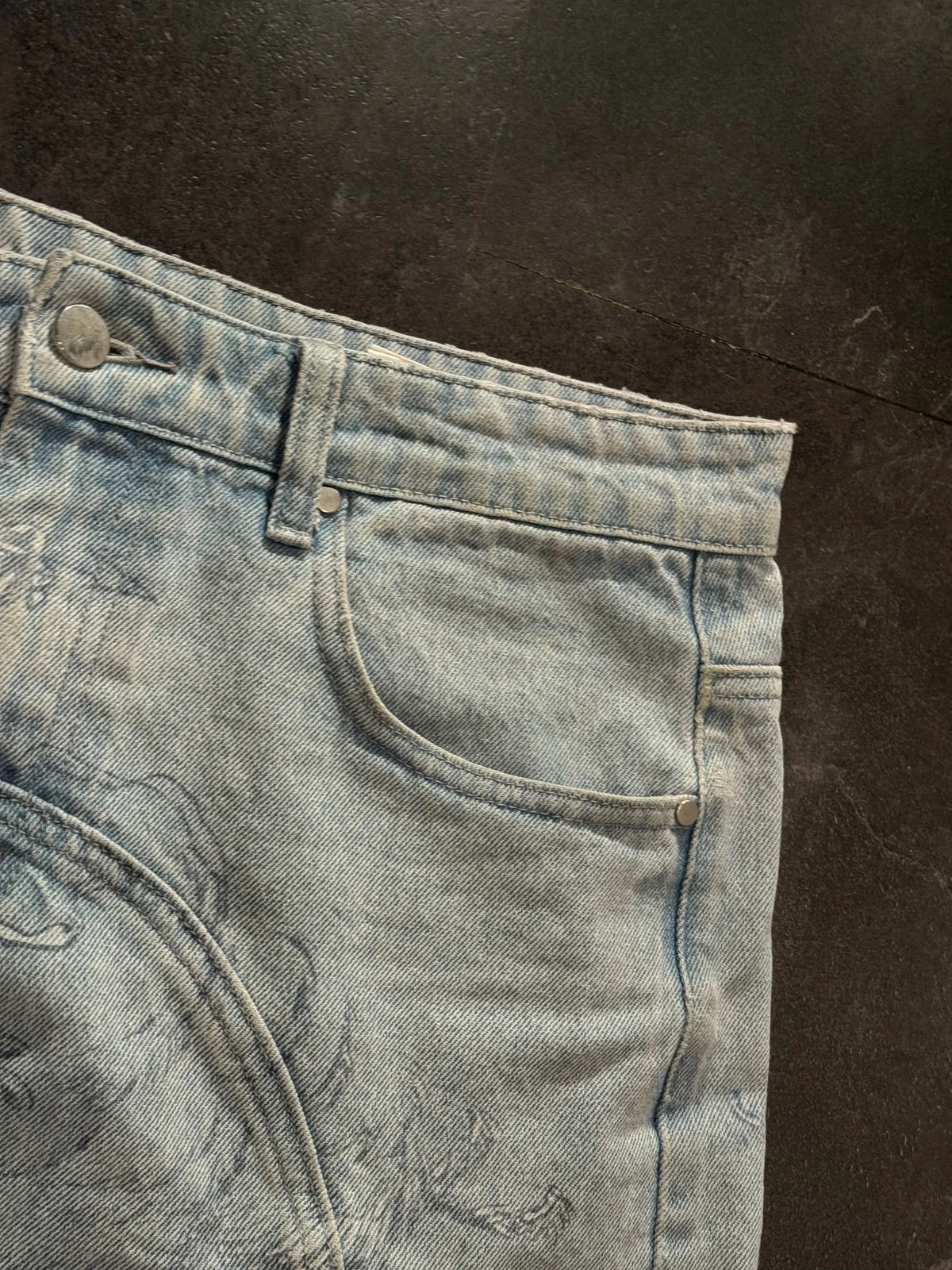 Cupid Angel Baggy Jeans