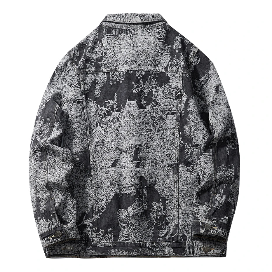Scenic Jacquard Denim Jacket