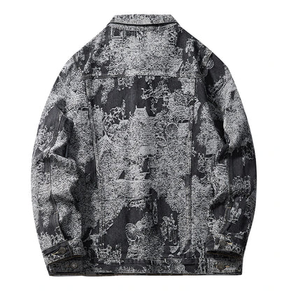 Scenic Jacquard Denim Jacket