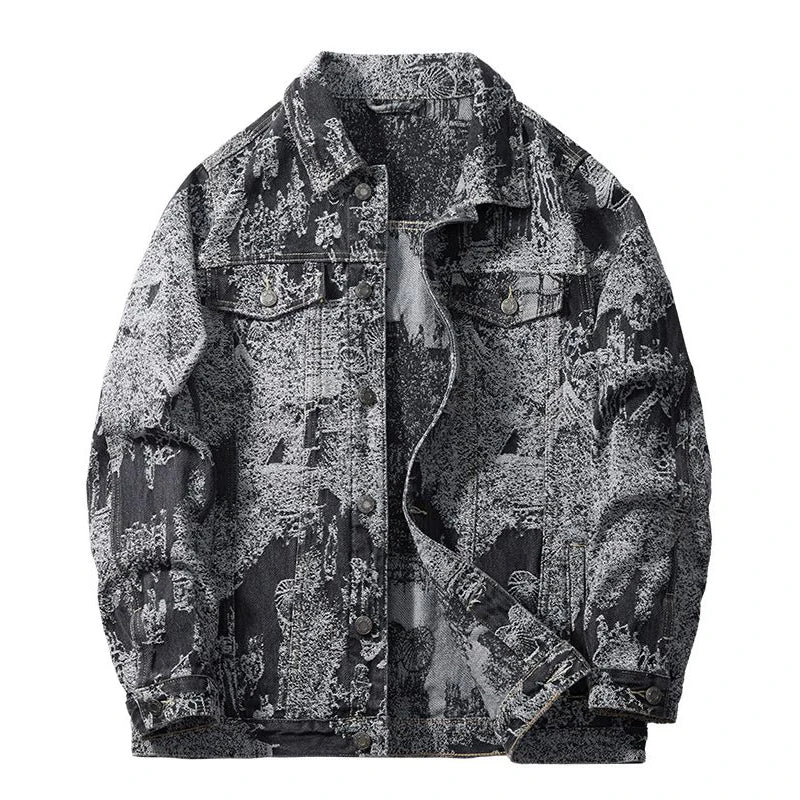 Scenic Jacquard Denim Jacket