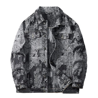 Scenic Jacquard Denim Jacket