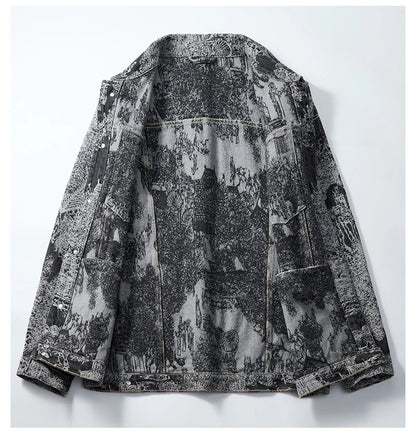 Scenic Jacquard Denim Jacket