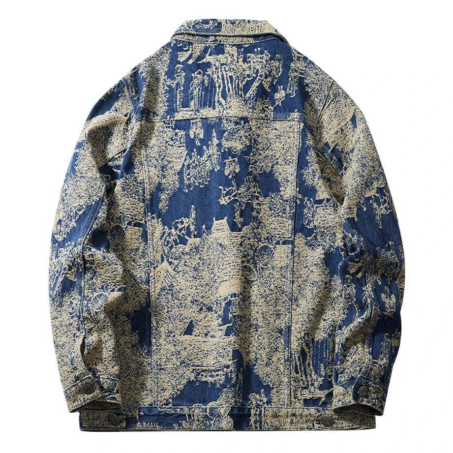 Scenic Jacquard Denim Jacket