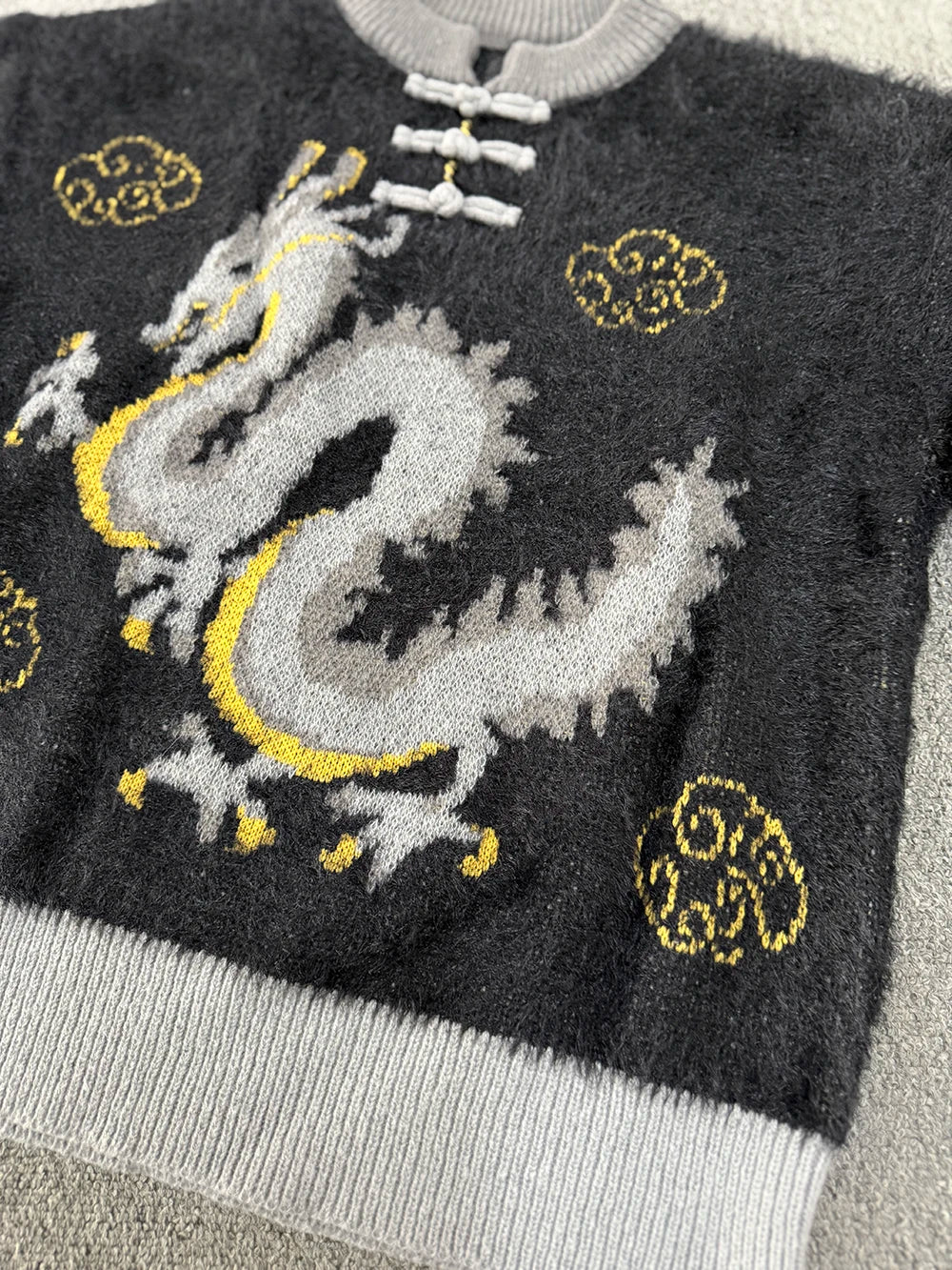Imperial Dragon Inspired Knit Sweater