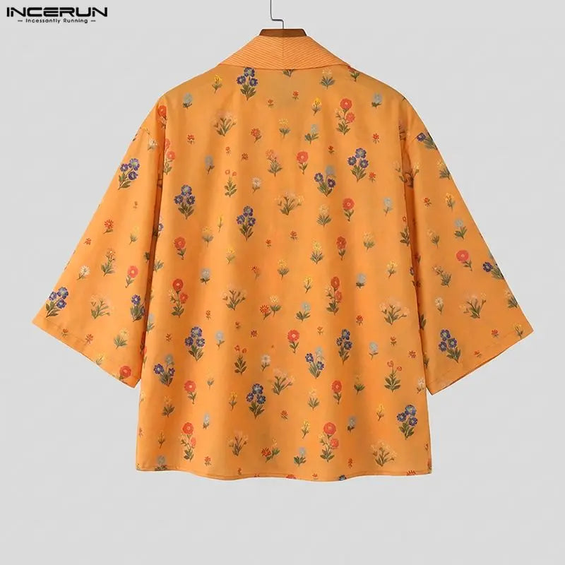 Floral Patchwork Tie-Up Shirt