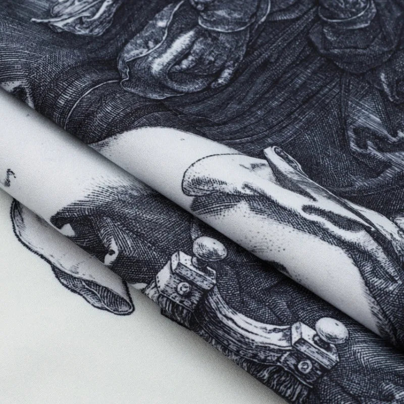 Vintage Graphic Print Short-Sleeve Shirt