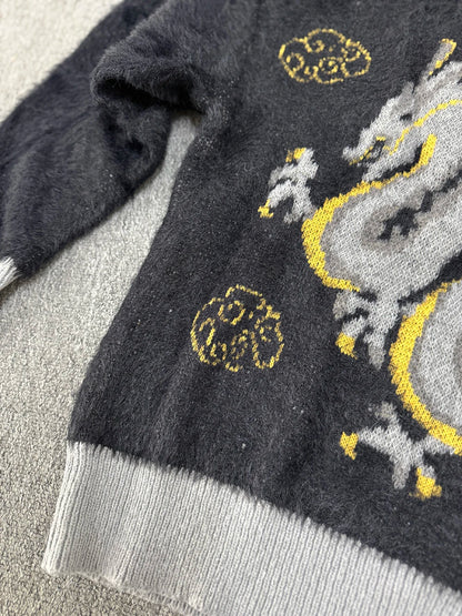 Imperial Dragon Inspired Knit Sweater