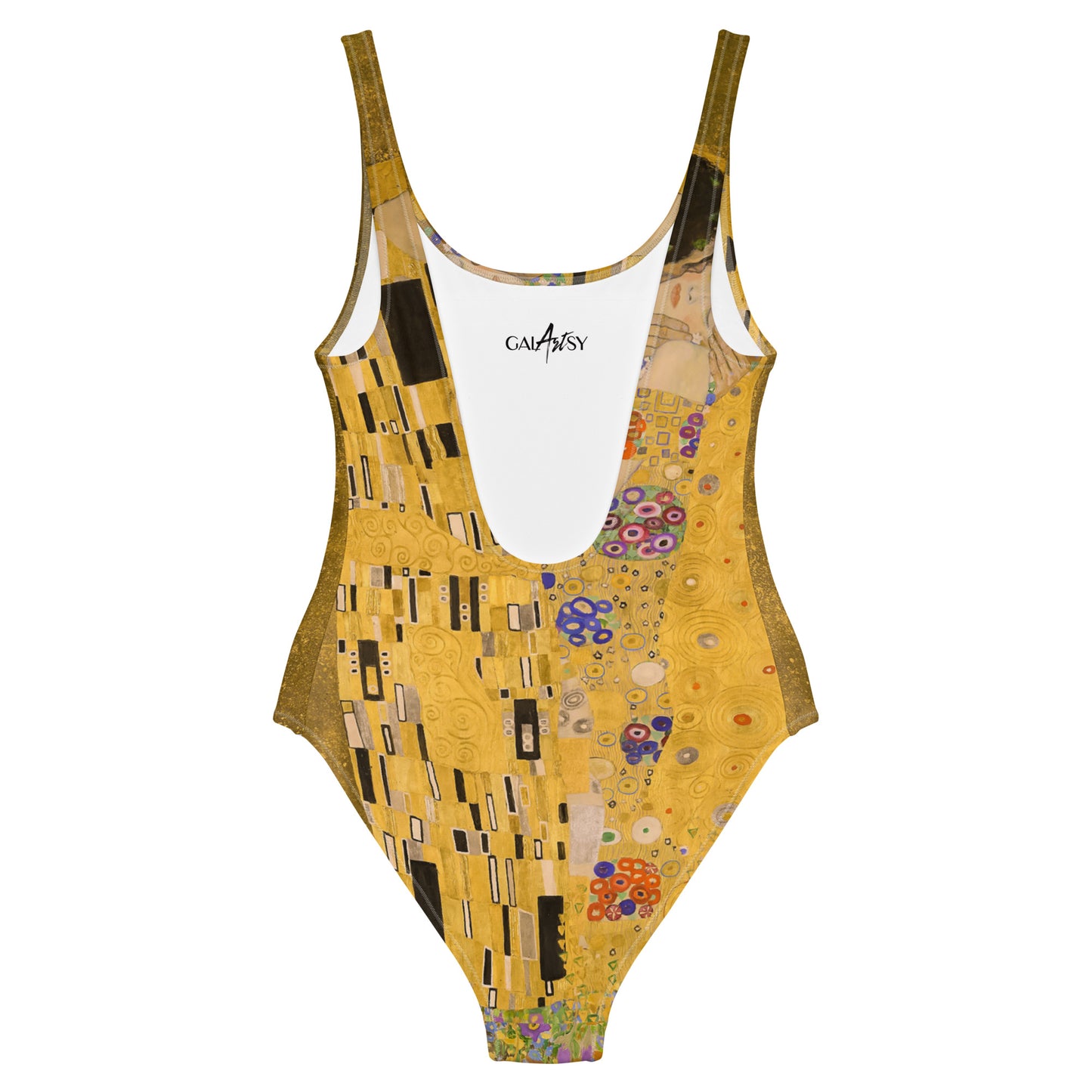 Gustav Klimt The Kiss Swimsuit One-Piece Swimsuit