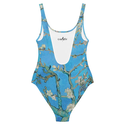 Van Gogh Almond Blossoms One-Piece Swimsuit