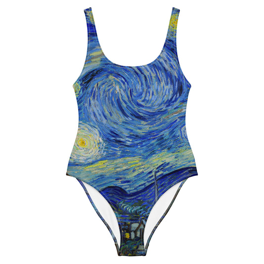 Traje de baño de una pieza Vincent van Gogh La noche estrellada