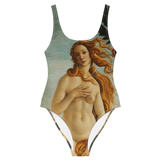 Sandro Botticelli The Birth of Venus One-Piece Swimsuit