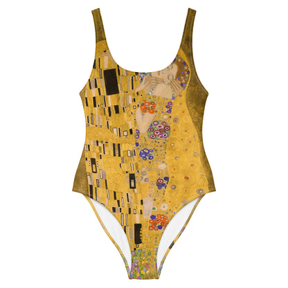 Gustav Klimt The Kiss Swimsuit One-Piece Swimsuit